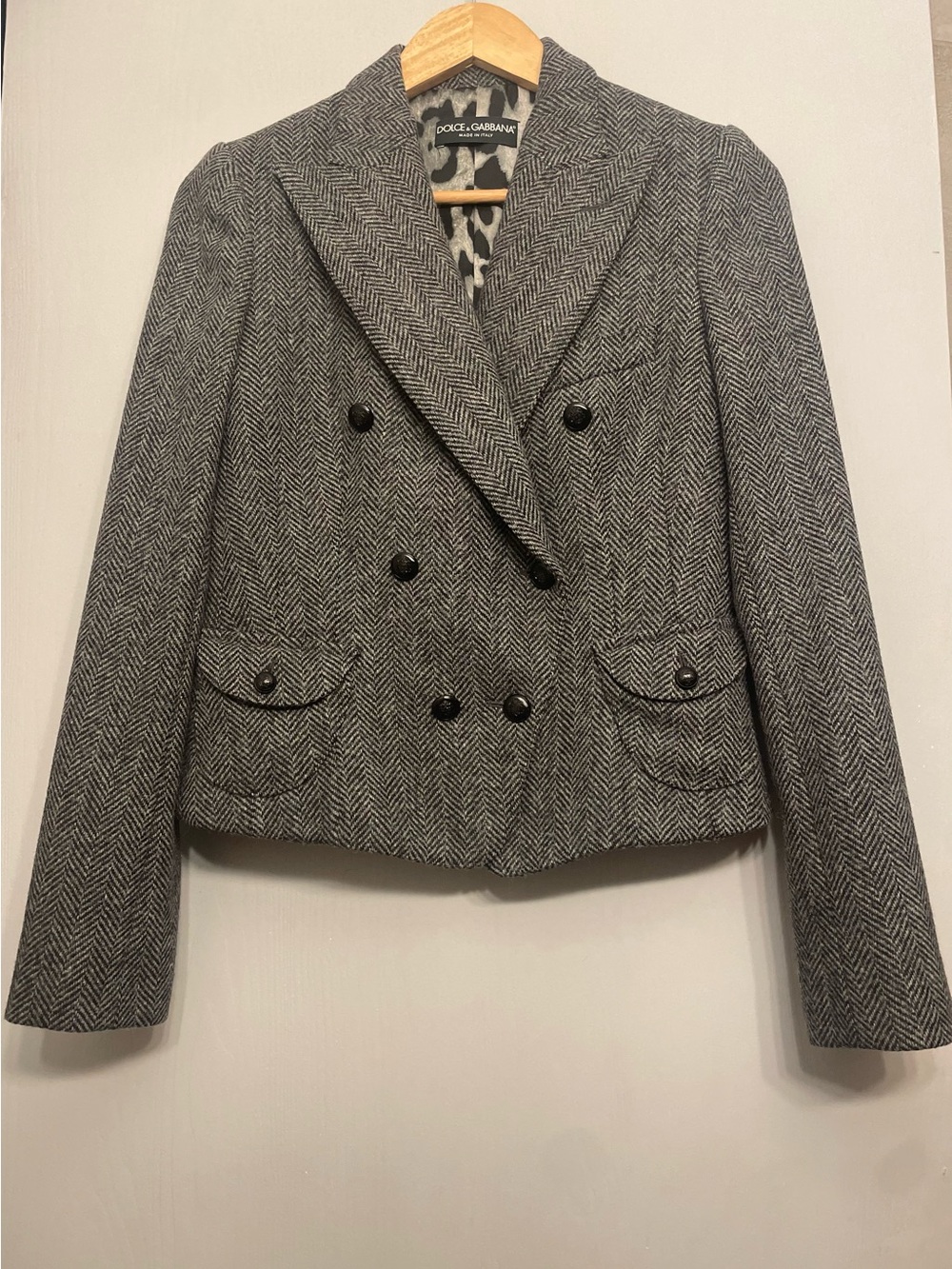 Dolce & Gabbana Herringbone Blazer